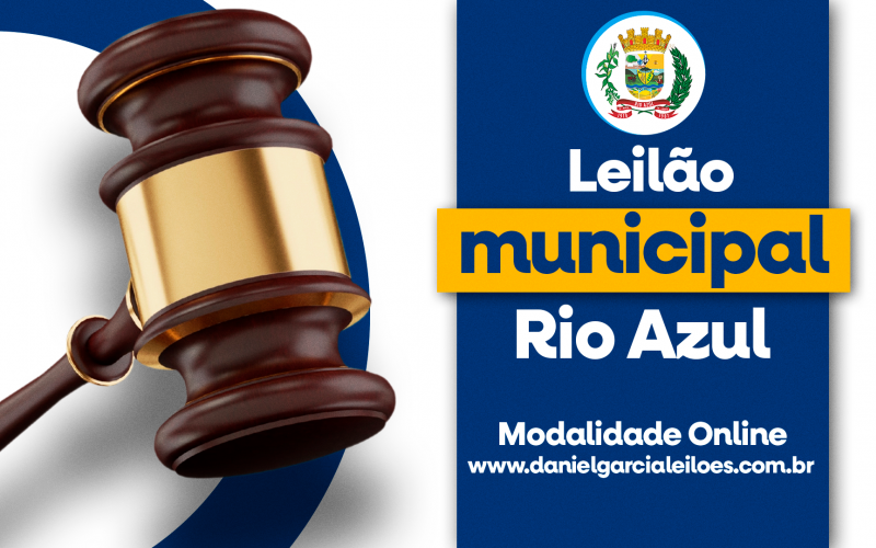 Leilão da Prefeitura de Rio Azul/PR